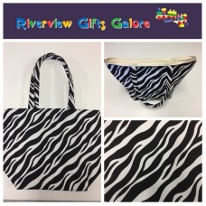 Large Tote Bag - Zebra Print Large Tote Bag - Zebra Print